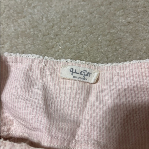 Brandy Melville Pink Stripe Babydoll Top - Picture 3 of 4